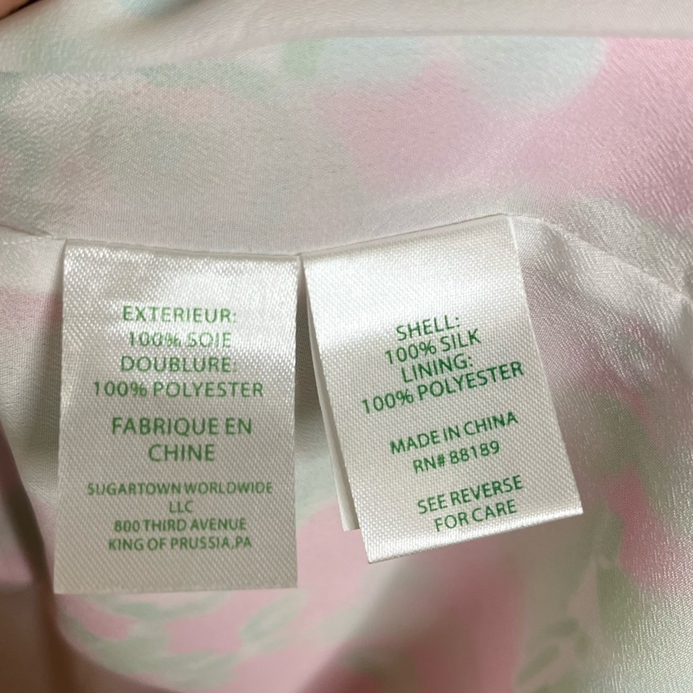 Lilly Pulitzer Southern Charm Dress silk size M - Picture 6 of 6